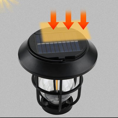 Modern Simplicity Motion Sensor Waterproof Solar Cage ABS LED Outdoor Light For Garden