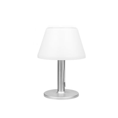 Modern Minimalist Waterproof Solar Cylindrical SS PP ABS LED Table Lamp Outdoor Light For Garden