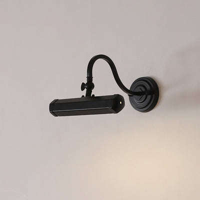 Modern Minimalist Rotatable Long Iron 2-Light Wall Sconce Lamp For Bedroom
