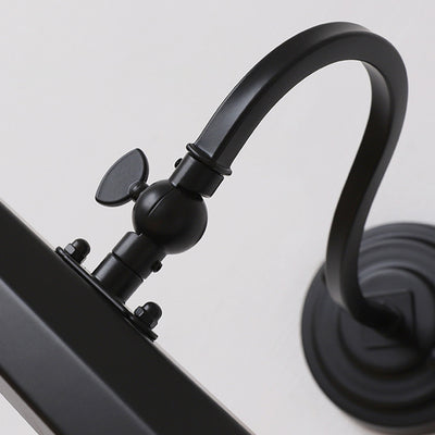 Modern Minimalist Rotatable Long Iron 2-Light Wall Sconce Lamp For Bedroom