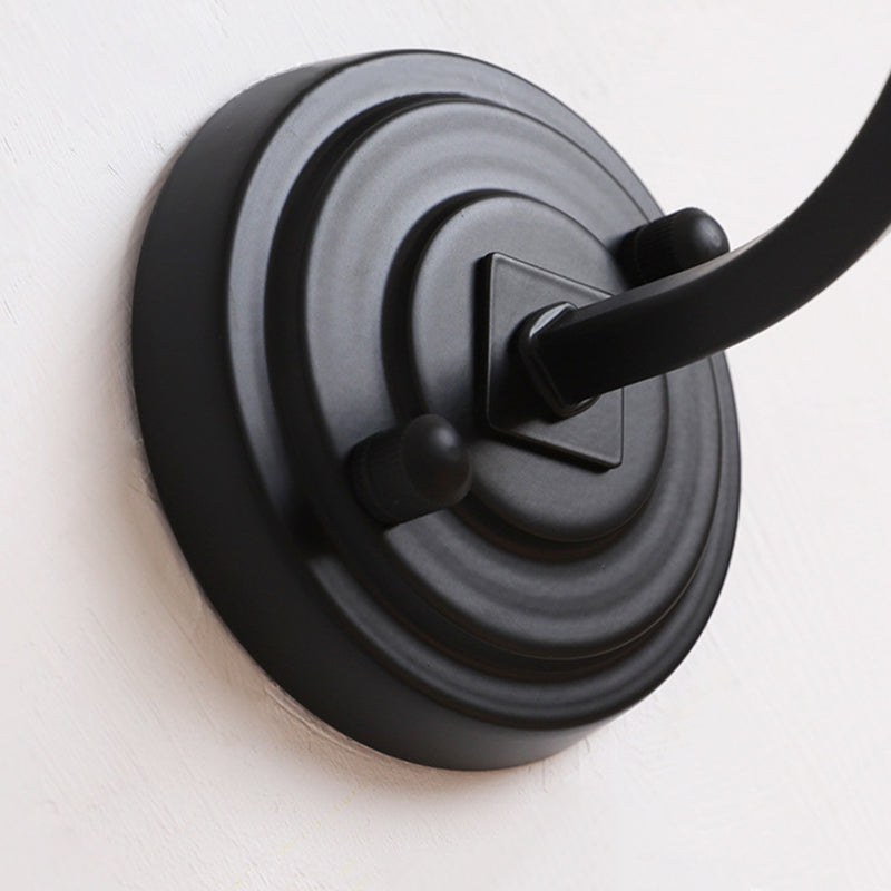 Modern Minimalist Rotatable Long Iron 2-Light Wall Sconce Lamp For Bedroom