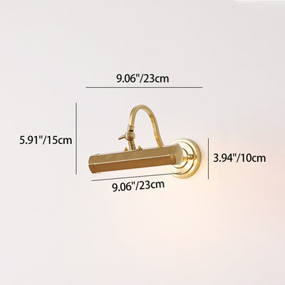 Modern Minimalist Rotatable Long Iron 2-Light Wall Sconce Lamp For Bedroom