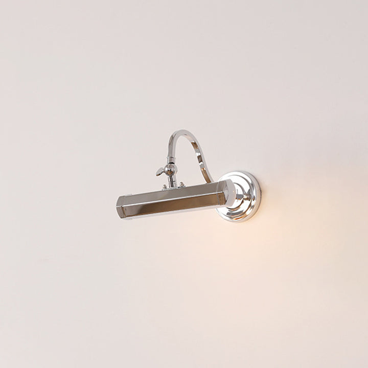 Moderne minimalistische drehbare lange Eisen-2-Licht-Wandleuchte für das Schlafzimmer 