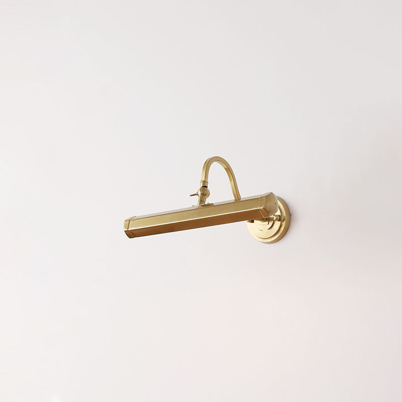 Moderne minimalistische drehbare lange Eisen-2-Licht-Wandleuchte für das Schlafzimmer 