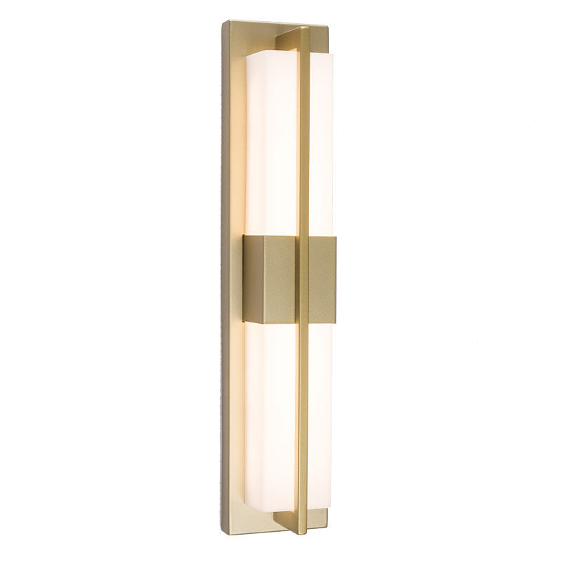 Modern Minimalist Rectangular Iron Acrylic LED Wall Sconce Lamp For Bedroom