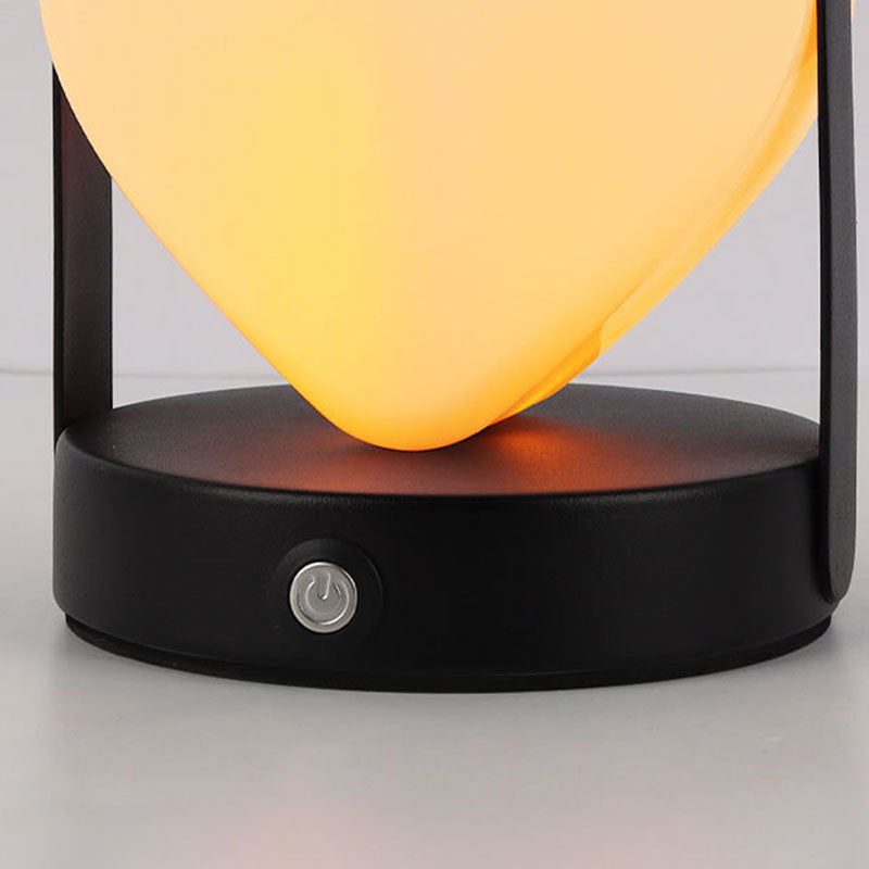 Contemporary Creative USB Adjustable Arched Heart Iron Acrylic LED Table Lamp Night Light For Bedroom