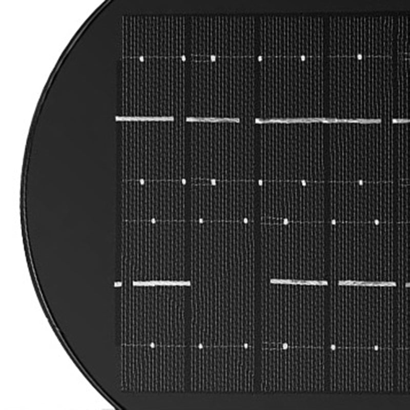 Modern Simplicity Waterproof Solar Adjustable Round ABS Glass Outdoor Wall Sconce Lamp Landscape Lighting For Garden