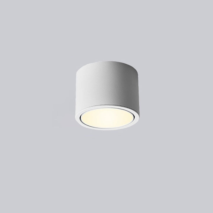 Luz de techo LED empotrada cilíndrica redonda de aluminio acrílico minimalista moderna para dormitorio 