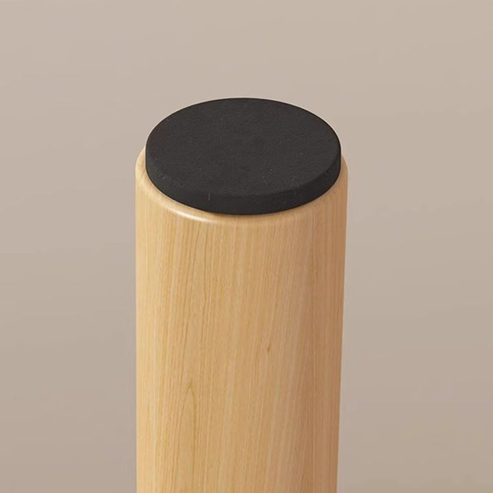 Table basse en MDF aspect bois en forme de mangue, à 2 niveaux, pour salon 
