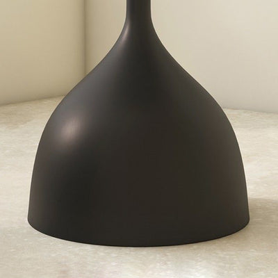 Modern Minimalist Round Iron Coffee Table 1-Tier For Living Room