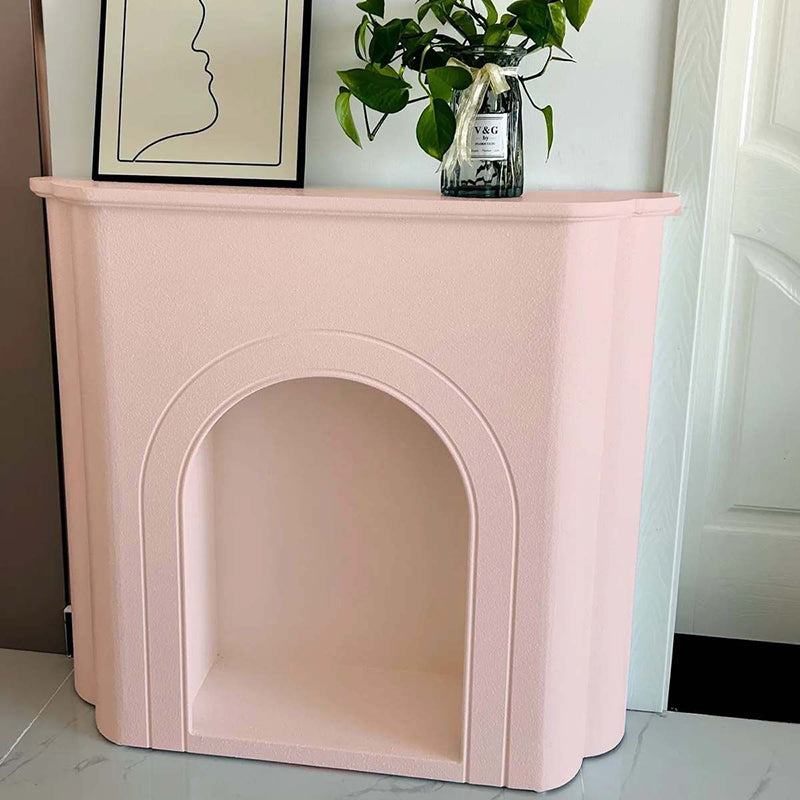 Contemporary Nordic Arched MDF Console Table With 1-Tier For Living Room
