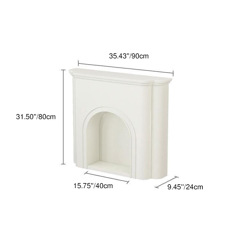 Contemporary Nordic Arched MDF Console Table With 1-Tier For Living Room