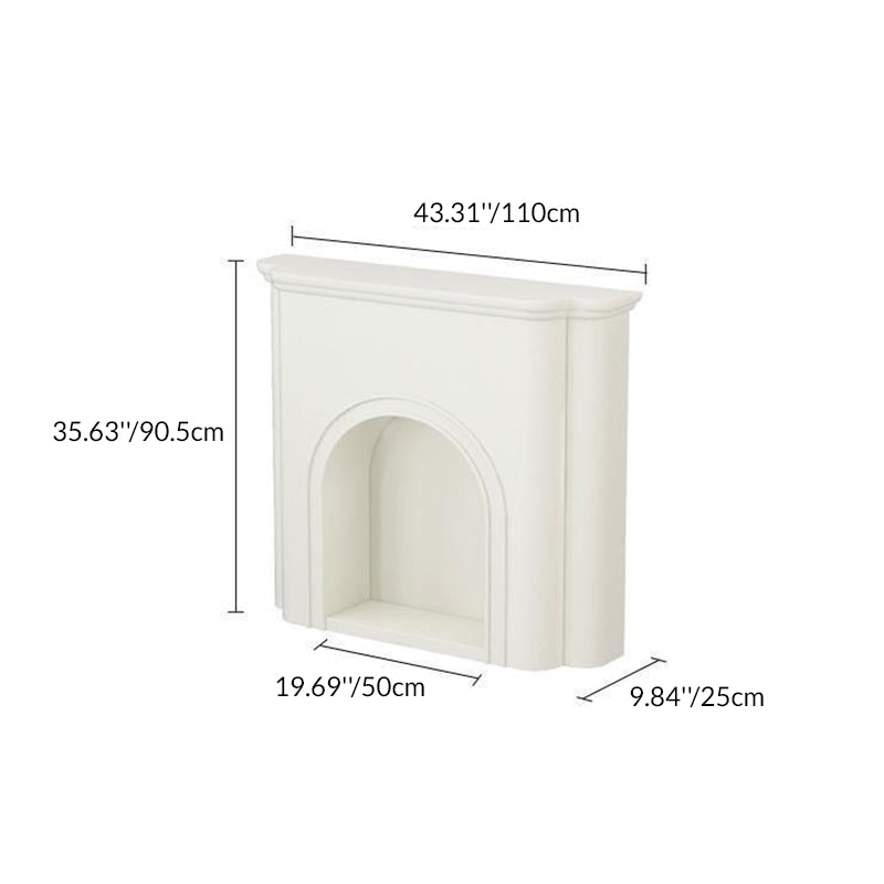 Contemporary Nordic Arched MDF Console Table With 1-Tier For Living Room