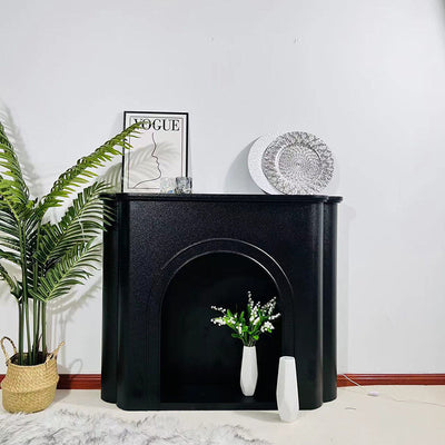 Contemporary Nordic Arched MDF Console Table With 1-Tier For Living Room