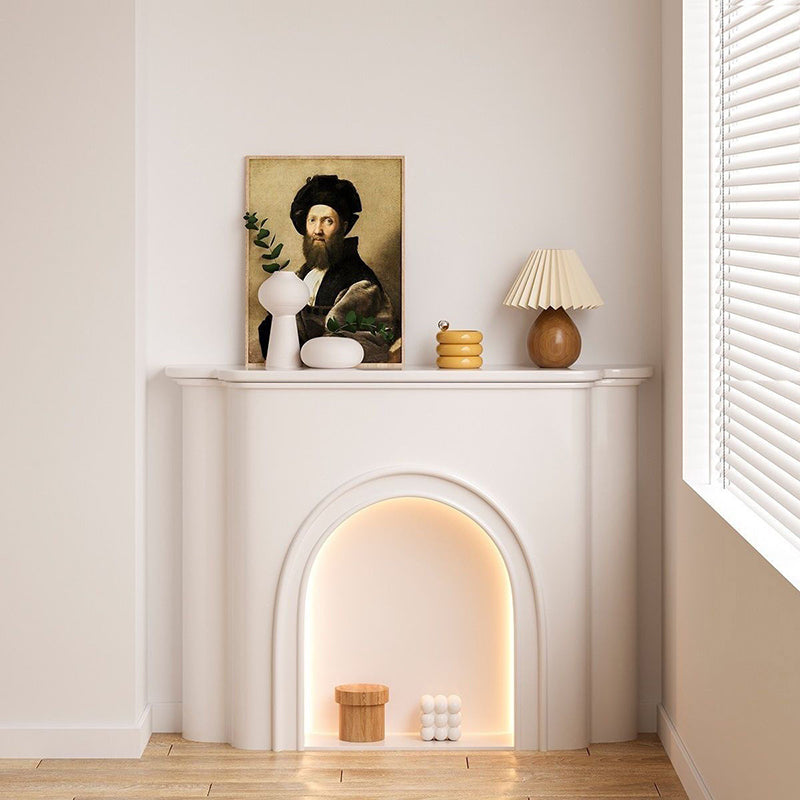 Contemporary Nordic Arched MDF Console Table With 1-Tier For Living Room