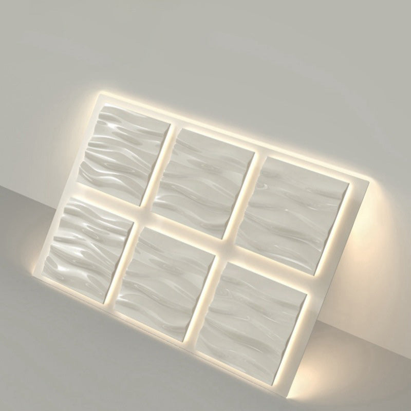 Zeitgenössische nordische geometrische Eisen-Aluminium-LED-Deckenleuchte mit bündiger Halterung für Schlafzimmer 