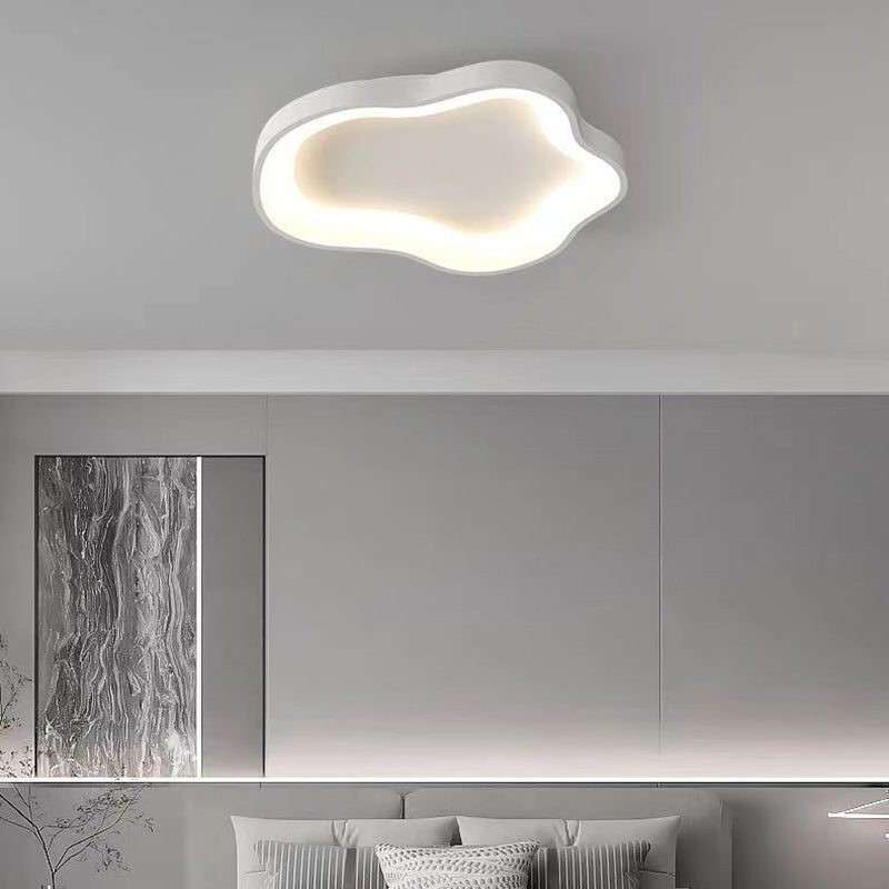 北欧モダン 雲型 アイアン PUC LED シーリングライト フラッシュマウント リビングルーム用 