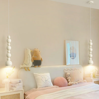 Lámpara colgante de 1 luz en forma de calabaza de hierro creativo contemporáneo para dormitorio 