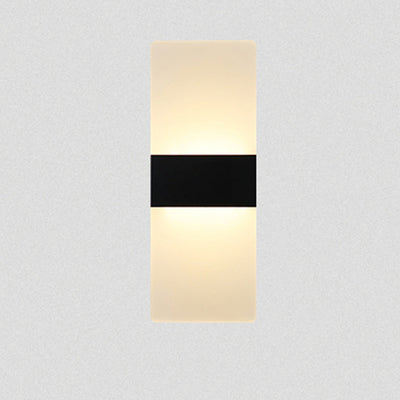 Modern Simplicity Acrylic Aluminum Rectangle LED Wall Sconce Lamp For Living Room