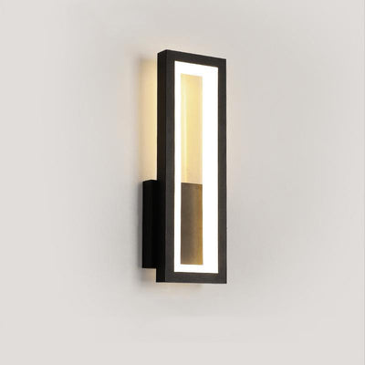 Moderno Minimalista Lámpara Aplique de Pared LED de Aluminio Acrílico Rectangular Para Dormitorio 