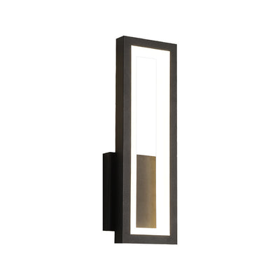 Moderno Minimalista Lámpara Aplique de Pared LED de Aluminio Acrílico Rectangular Para Dormitorio 
