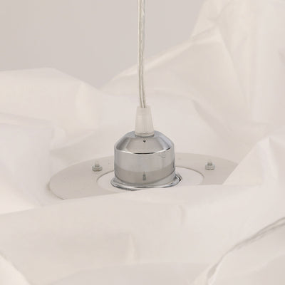 Zeitgenössische kreative DIY Papier Glas LED Kronleuchter für Wohnzimmer 