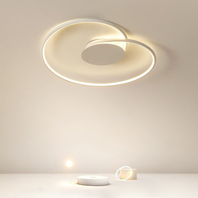 Luz de montaje empotrado LED de aluminio y silicona en forma de corazón minimalista moderna para dormitorio 