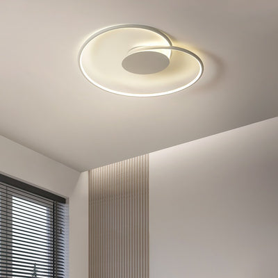 Luz de montaje empotrado LED de aluminio y silicona en forma de corazón minimalista moderna para dormitorio 