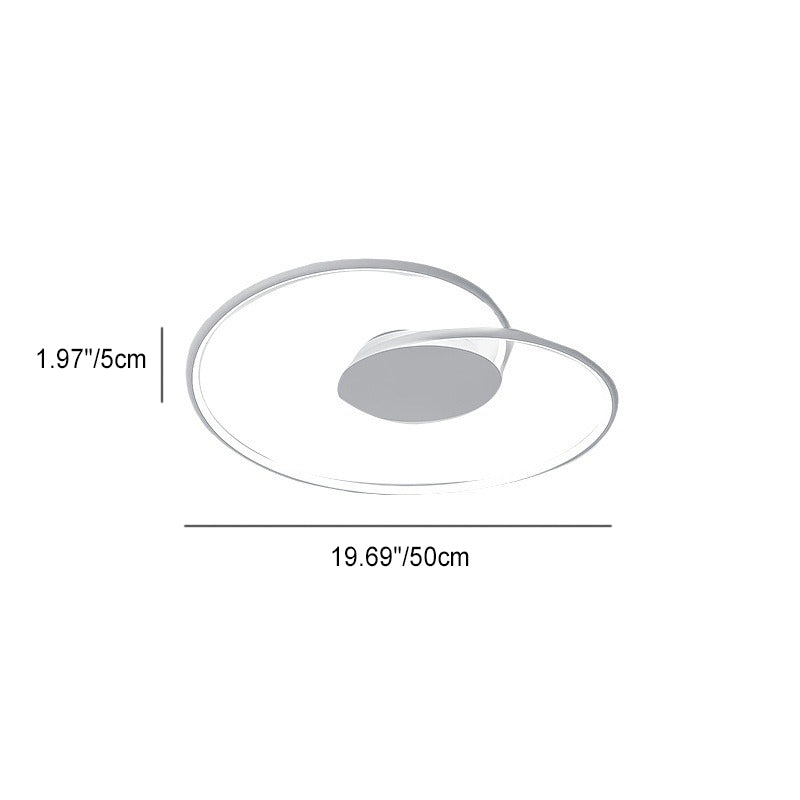 Luz de montaje empotrado LED de aluminio y silicona en forma de corazón minimalista moderna para dormitorio 