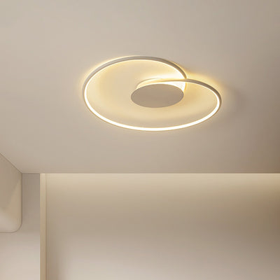 Luz de montaje empotrado LED de aluminio y silicona en forma de corazón minimalista moderna para dormitorio 