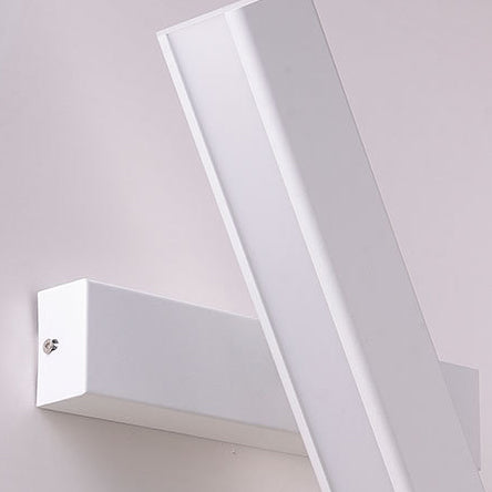 Moderne Einfachheit Rechteckige Acryl Aluminium LED Wandleuchte Für Schlafzimmer 