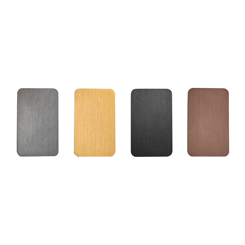 Applique murale LED carrée en aluminium minimaliste moderne pour couloirs 