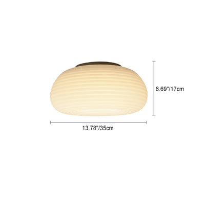 Luz de techo empotrada LED de bola redonda de acrílico de hierro creativo contemporáneo para dormitorio 