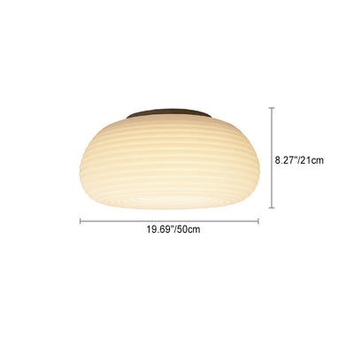 Luz de techo empotrada LED de bola redonda de acrílico de hierro creativo contemporáneo para dormitorio 
