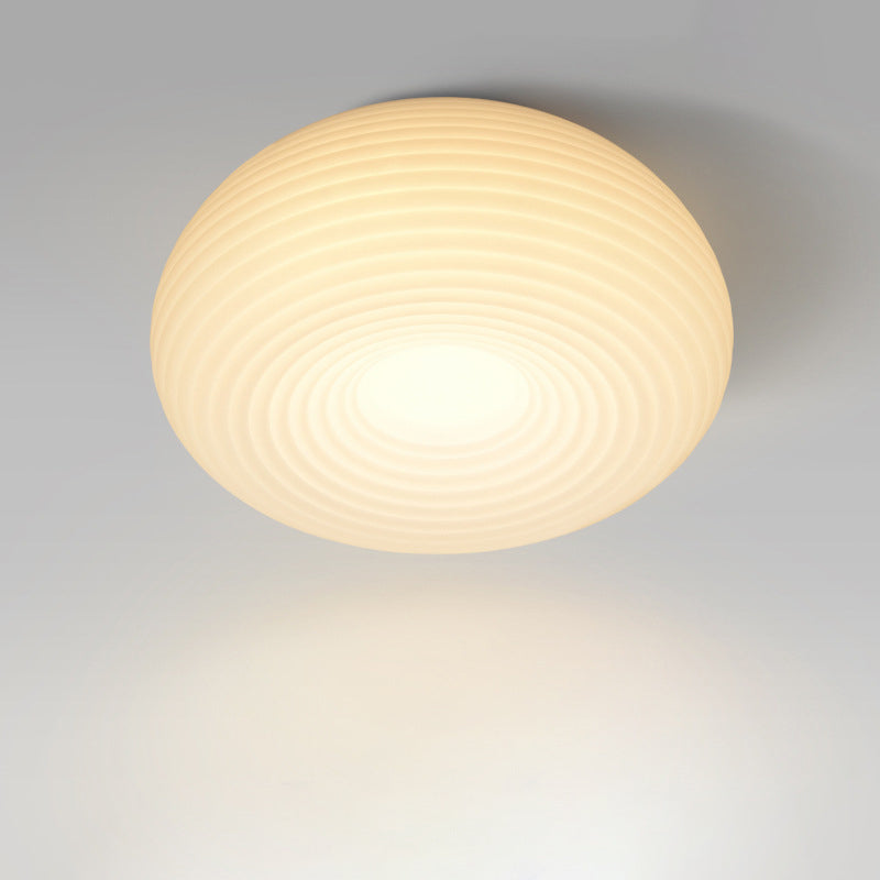 Luz de techo empotrada LED de bola redonda de acrílico de hierro creativo contemporáneo para dormitorio 