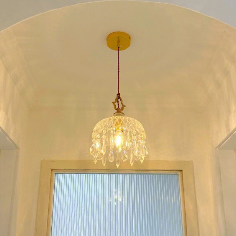 Lustre Suspendu en Verre d&