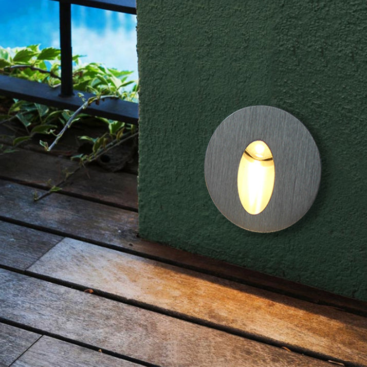 Moderne Art Deco Runde Quadrat Aluminium Wasserdichte LED Wand Leuchte Lampe Für Flure 