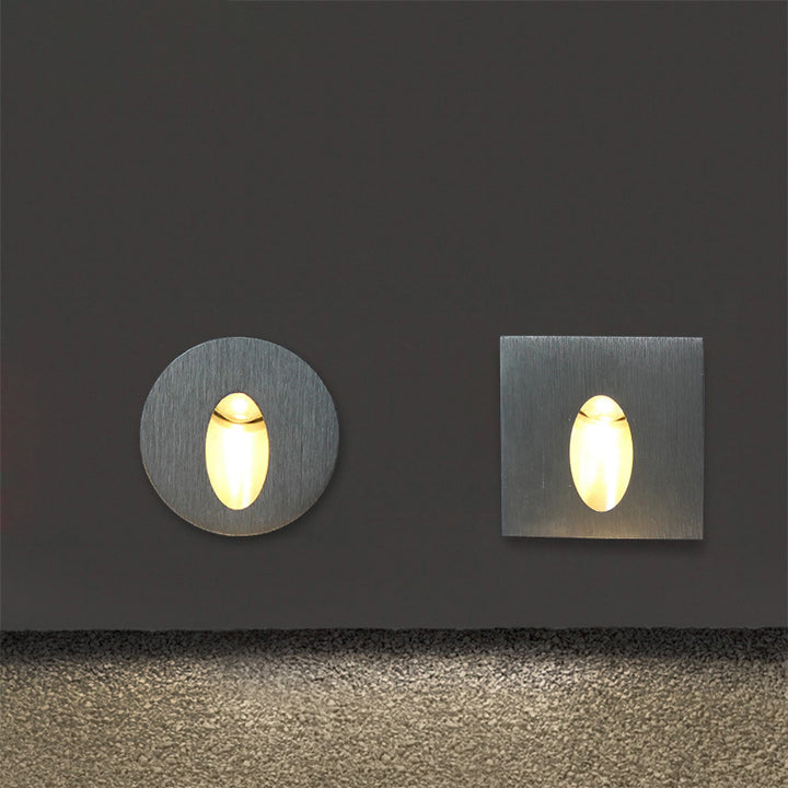 Moderne Art Deco Runde Quadrat Aluminium Wasserdichte LED Wand Leuchte Lampe Für Flure 