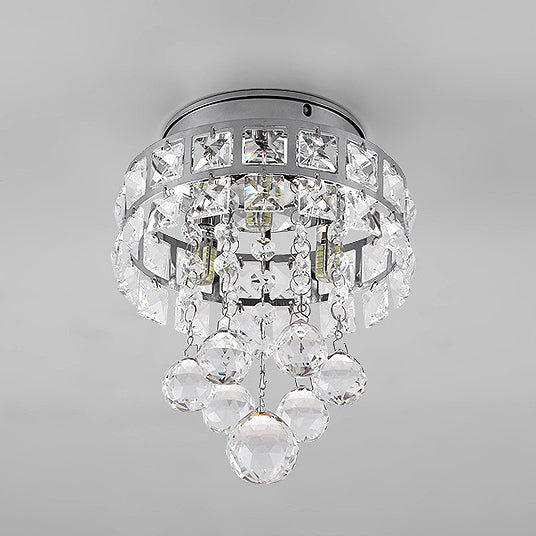 Hardware de lujo contemporáneo Cristal 1 - Luz de montaje empotrado para pasillos 