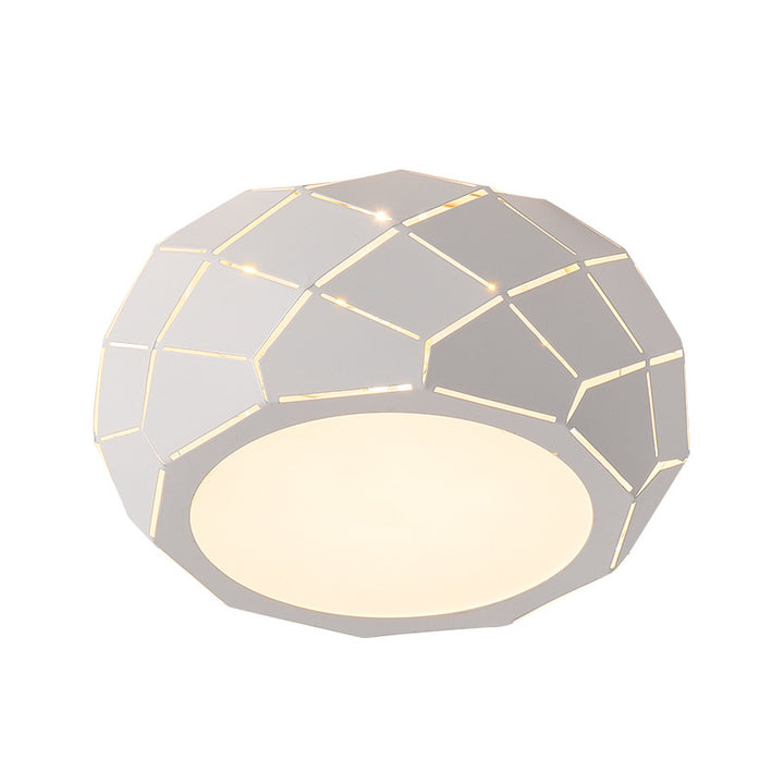 Modern Simplicity Round Iron Acrylic LED Flush Mount Ceiling Light For Hallways
