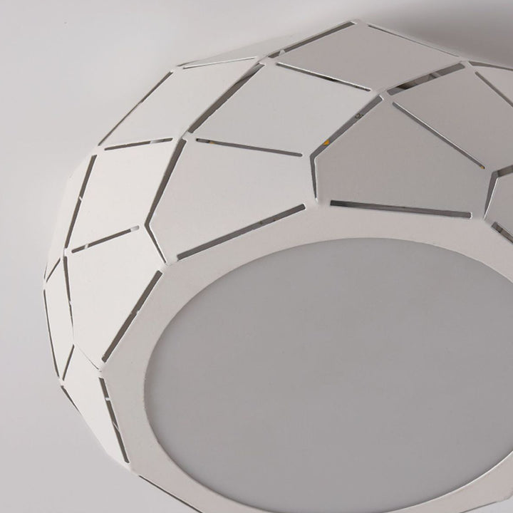 Modern Simplicity Round Iron Acrylic LED Flush Mount Ceiling Light For Hallways