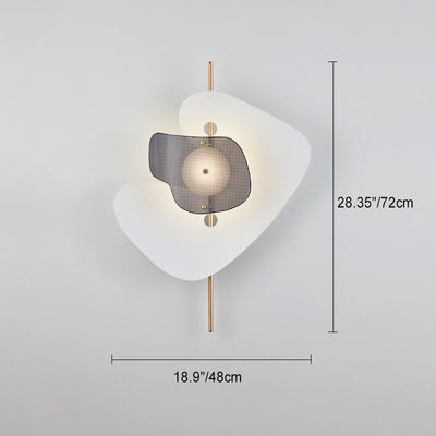 Moderne Art Deco Unregelmäßige Geometrie Hardware Eisen LED Wandleuchte Für Wohnzimmer 