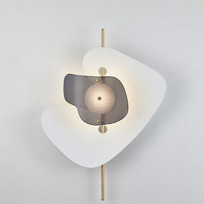 Moderne Art Deco Unregelmäßige Geometrie Hardware Eisen LED Wandleuchte Für Wohnzimmer 