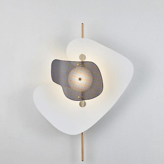 Moderne Art Deco Unregelmäßige Geometrie Hardware Eisen LED Wandleuchte Für Wohnzimmer 