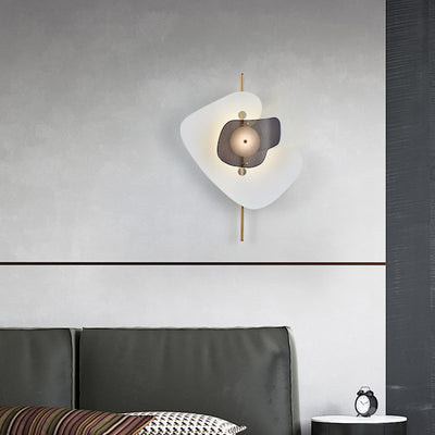 Moderne Art Deco Unregelmäßige Geometrie Hardware Eisen LED Wandleuchte Für Wohnzimmer 