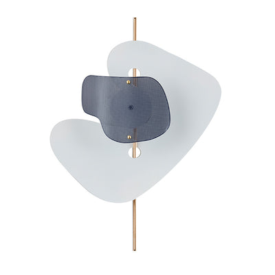 Moderne Art Deco Unregelmäßige Geometrie Hardware Eisen LED Wandleuchte Für Wohnzimmer 