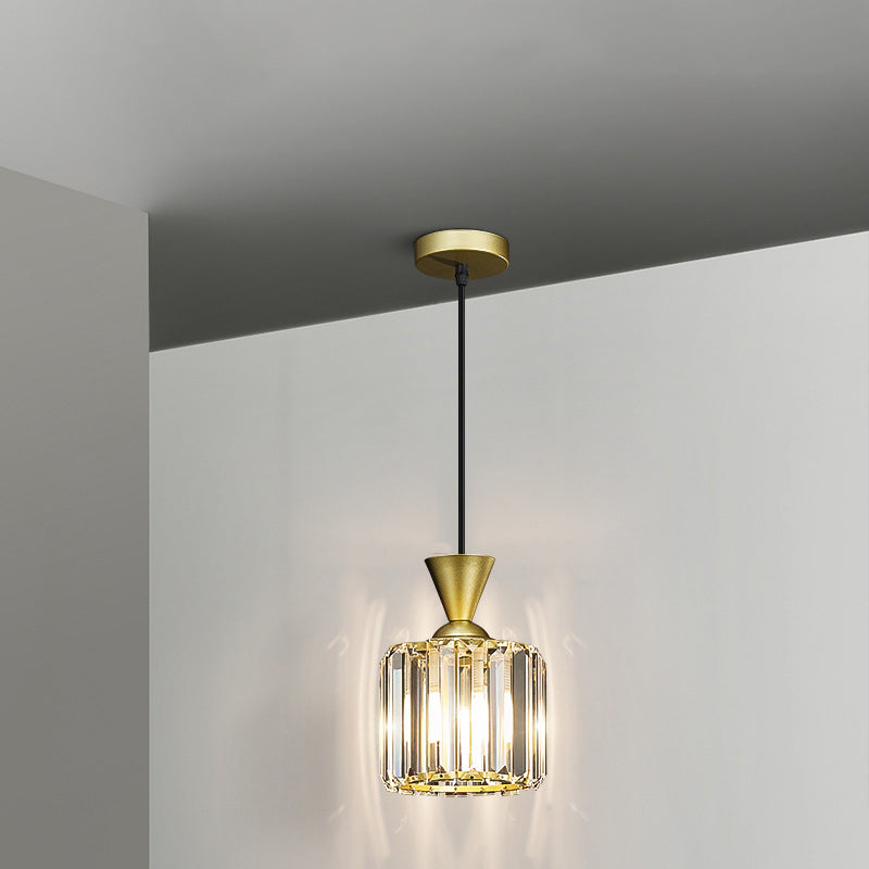 Moderne Einfachheit Rund Quadrat Eisen Kristall 1/3 - Licht Kronleuchter für Schlafzimmer 