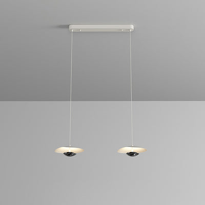 Modern Simplicity Round Splicing Iron Sheets LED Chandeliers For Dining Room