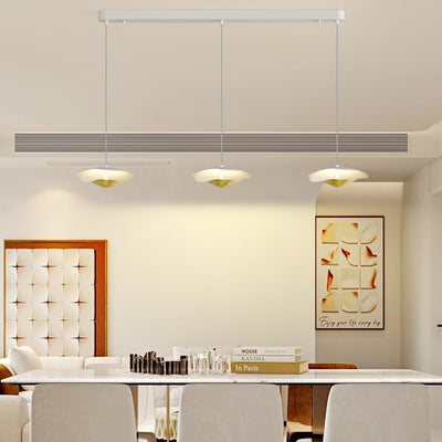 Modern Simplicity Round Splicing Iron Sheets LED Chandeliers For Dining Room