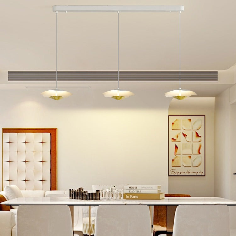Modern Simplicity Round Splicing Iron Sheets LED Chandeliers For Dining Room